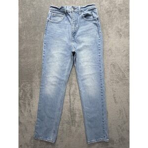 Levi's Jeans Womens 27 Blue Light Wash High Slim Straight Slim Stretch